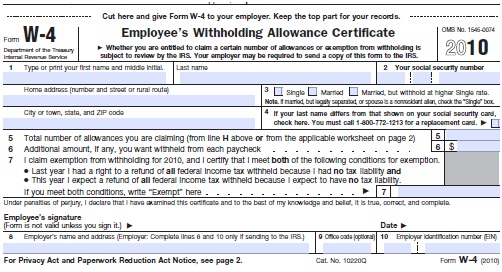 Personal Finance Form